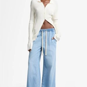 Rebecca Minkoff Relax Draw String  Jeans  NWT size medium